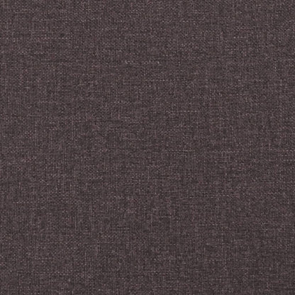 Bedframe zonder matras "Hvar" 120x200 cm stof donkerbruin