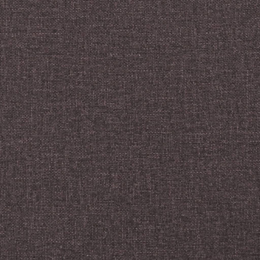 Bedframe zonder matras "Hvar" 120x200 cm stof donkerbruin