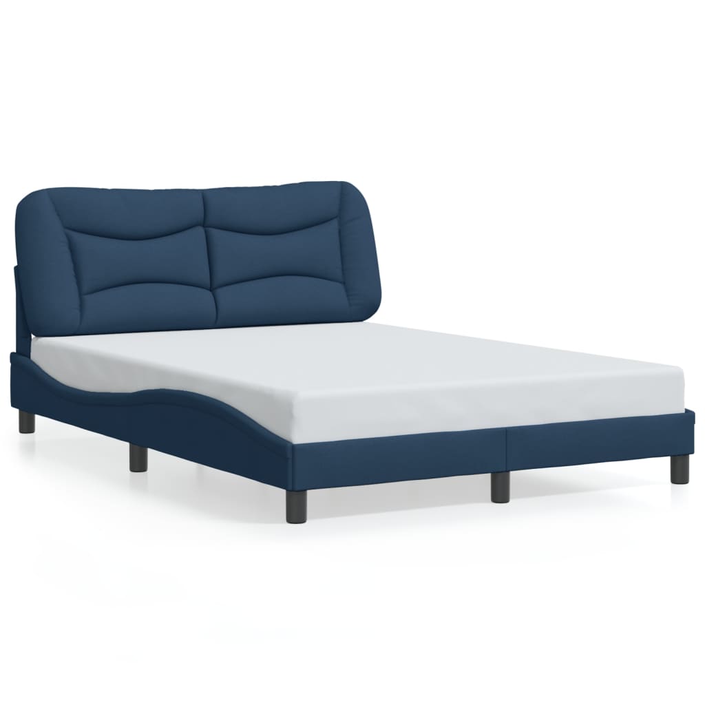 Bedframe zonder matras "Hvar" 120x200 cm stof blauw