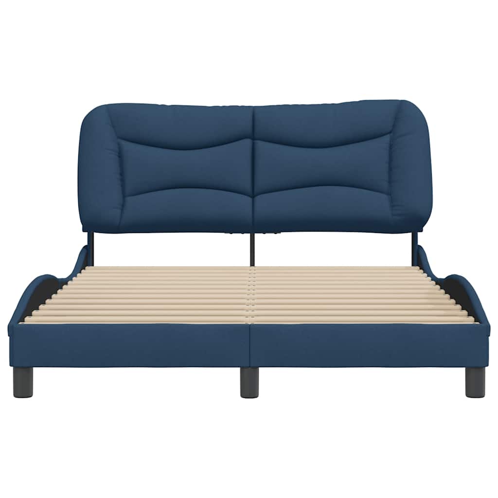 Bedframe zonder matras "Hvar" 120x200 cm stof blauw