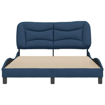 Bedframe zonder matras "Hvar" 120x200 cm stof blauw