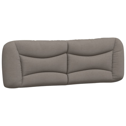 Bedframe Met Hoofdbord Stof Taupe 160X200 Cm