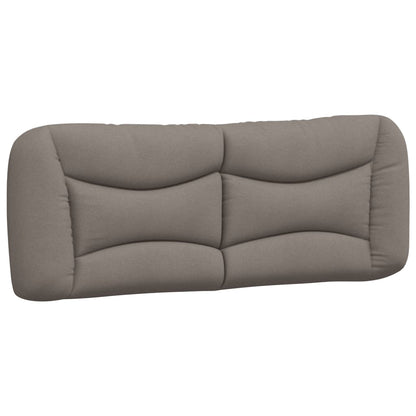 Bedframe Met Hoofdbord Stof Taupe 180X200 Cm