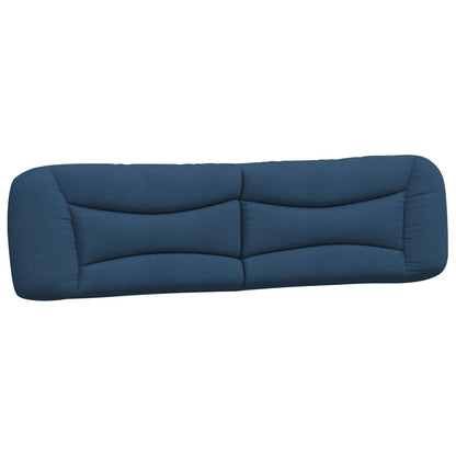 Bedframe Zonder Matras Stof 200 x 200 cm Blauw