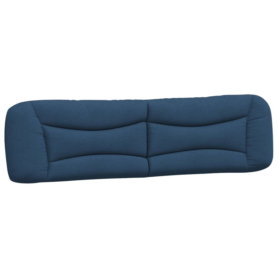 Bedframe Zonder Matras Stof 200 x 200 cm Blauw