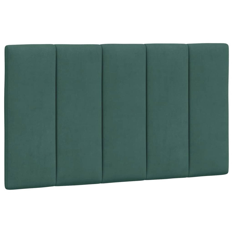 Bedframe Met Hoofdeinde Fluweel 80 x 200 cm Donkergroen