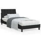 Bedframe fluweel zwart 90x190 cm