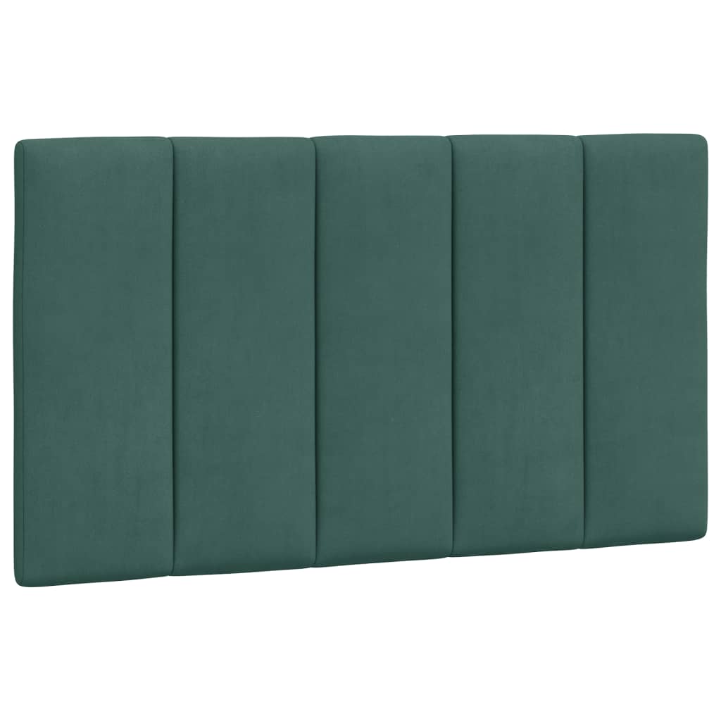 Bedframe Met Hoofdeinde Fluweel Donkergroen 90X190 Cm