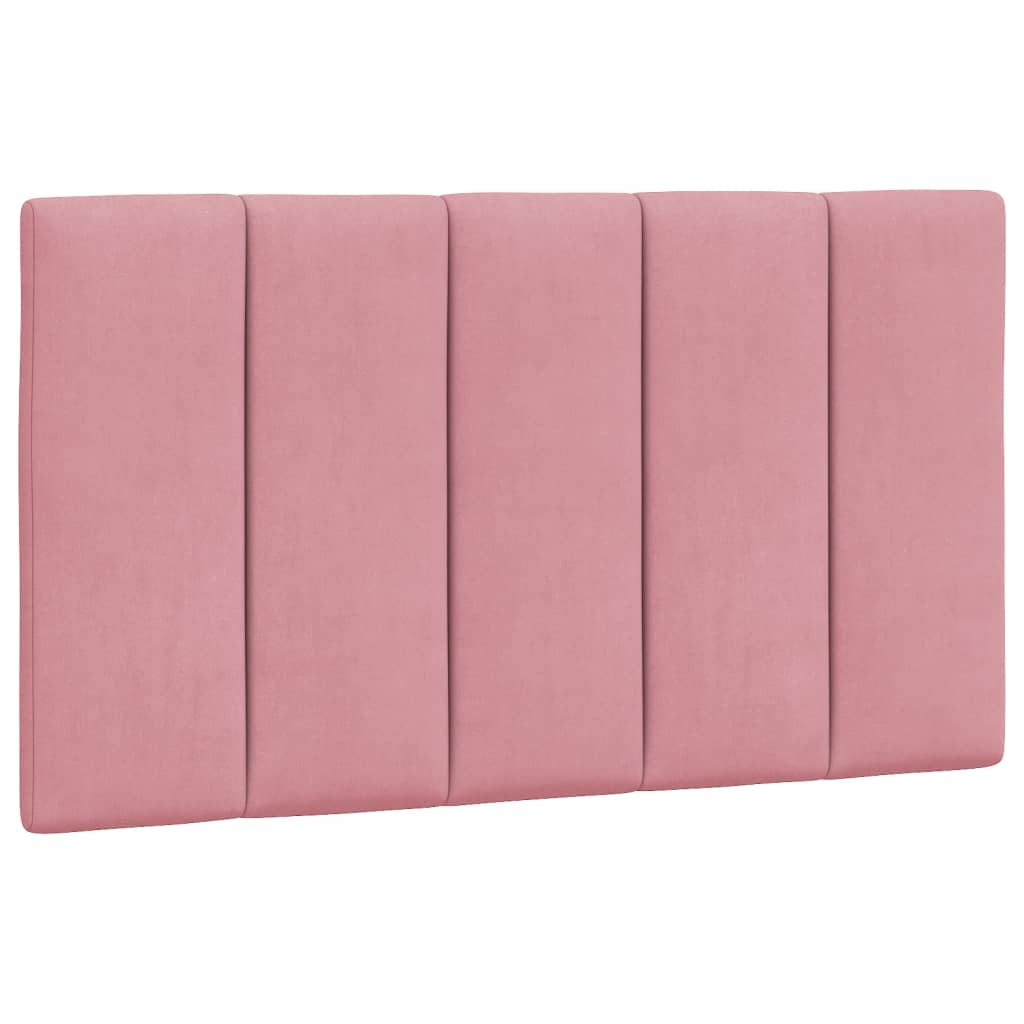 Bedframe Met Hoofdeinde Fluweel 90 x 190 cm Roze