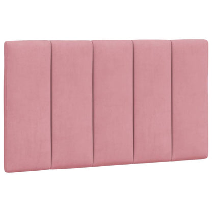 Bedframe Met Hoofdeinde Fluweel 90 x 190 cm Roze