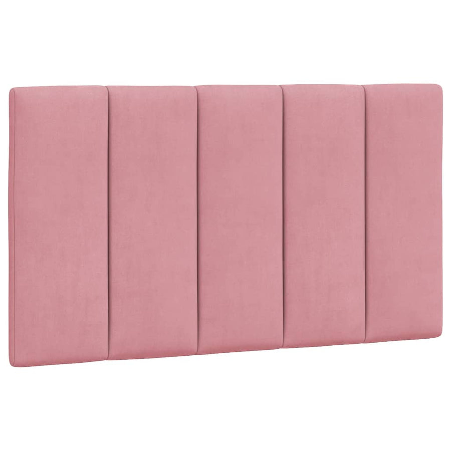 Bedframe Met Hoofdeinde Fluweel 90 x 190 cm Roze