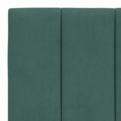 Bedframe Zonder Matras Fluweel 100 x 200 cm Donkergroen