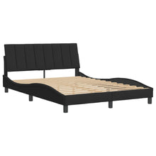 Bedframe Met Hoofdeinde Fluweel Zwart 120X200 Cm