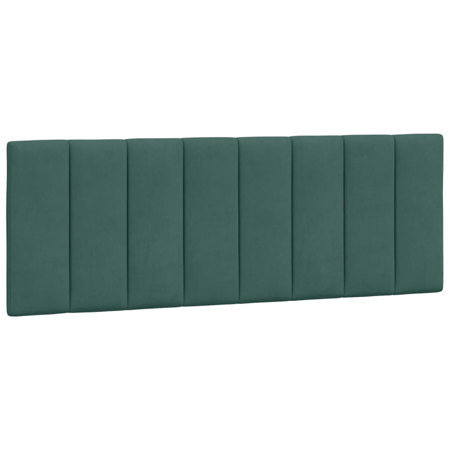 Bedframe Met Hoofdeinde Fluweel Donkergroen 120X200 Cm