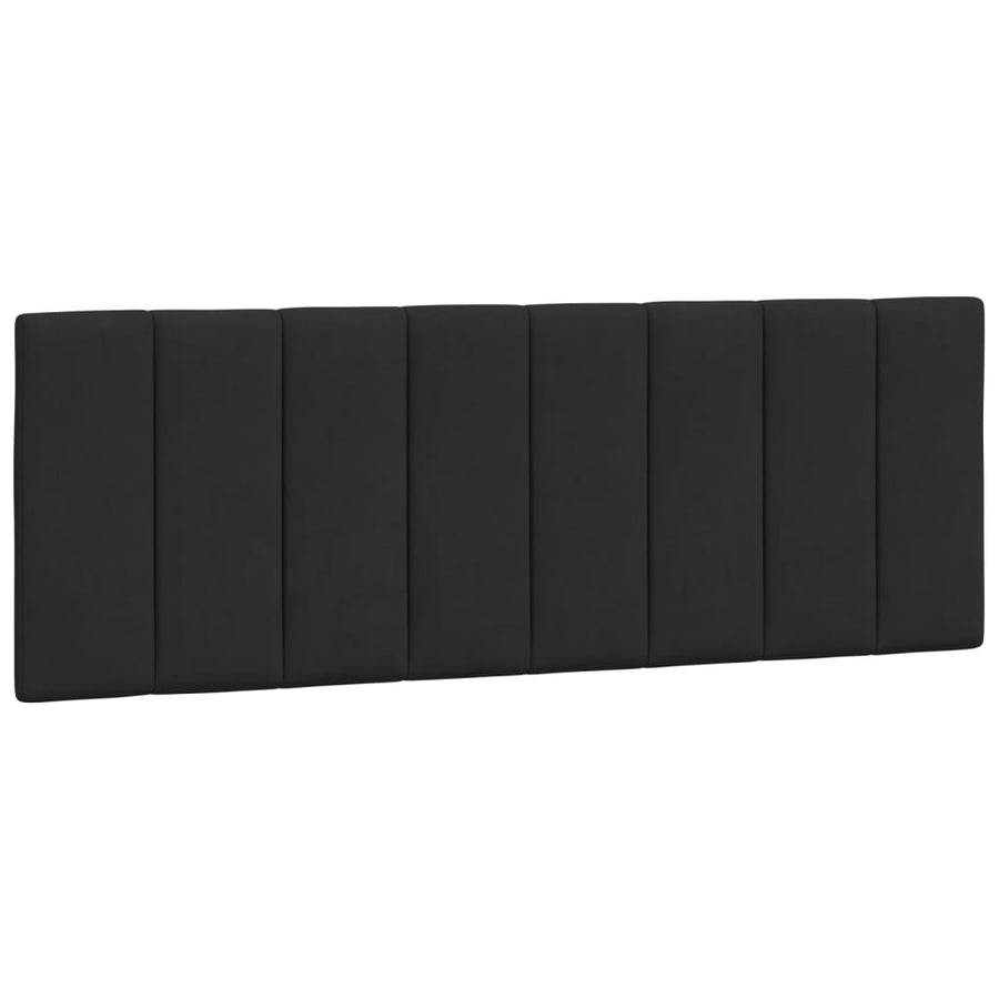 Bedframe Met Hoofdeinde Fluweel Zwart 140X200 Cm