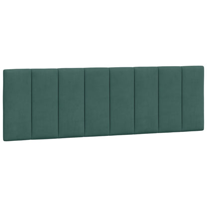 Bedframe Met Hoofdeinde Fluweel 160 x 200 cm Donkergroen