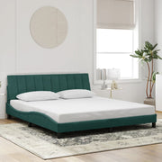 Bedframe 180x200 cm fluweel donkergroen