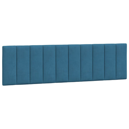 Bedframe Met Hoofdeinde Fluweel Blauw 180X200 Cm