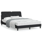 Bedframe 120x200 cm fluweel zwart