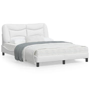 Bedframe kunstleer wit 120x200 cm