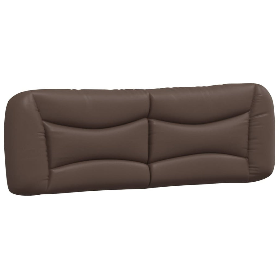 Bedframe Met Hoofdbord Kunstleer Bruin 160X200 Cm