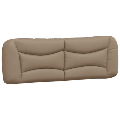 Bedframe Met Hoofdbord Kunstleer Cappuccinokleurig 160X200 Cm