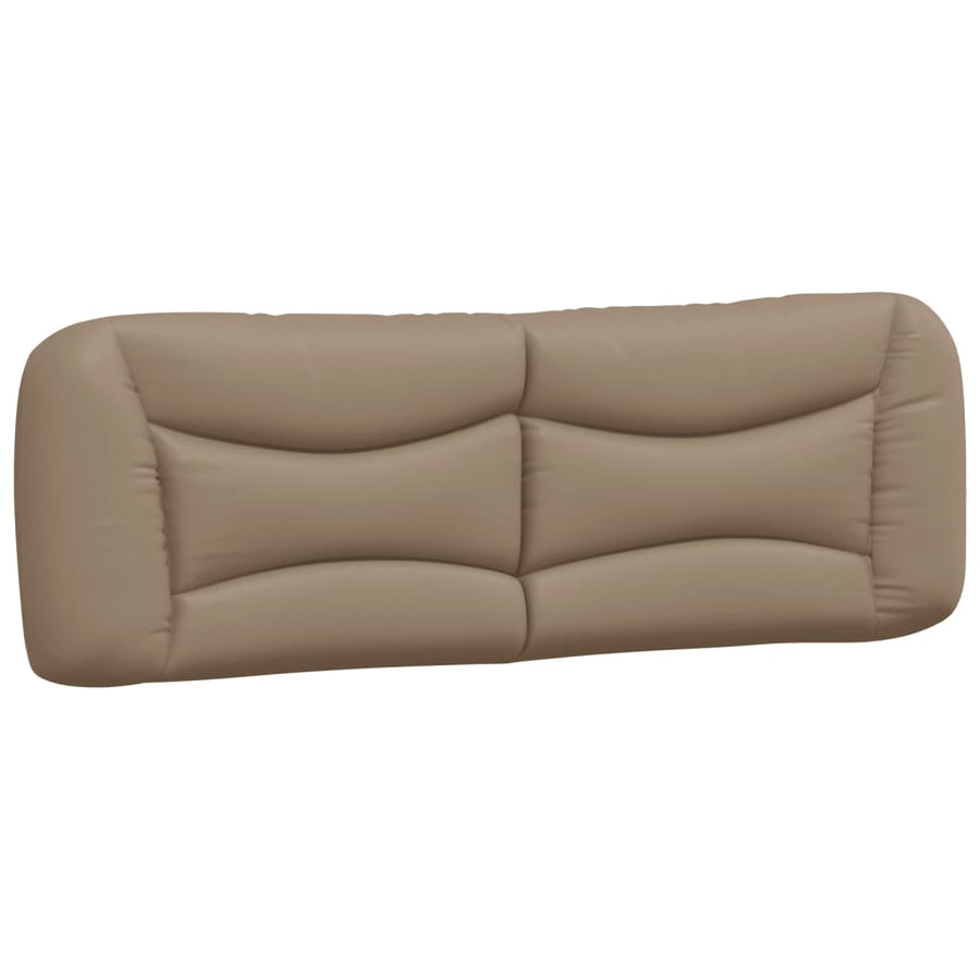 Bedframe Met Hoofdbord Kunstleer Cappuccinokleurig 160X200 Cm