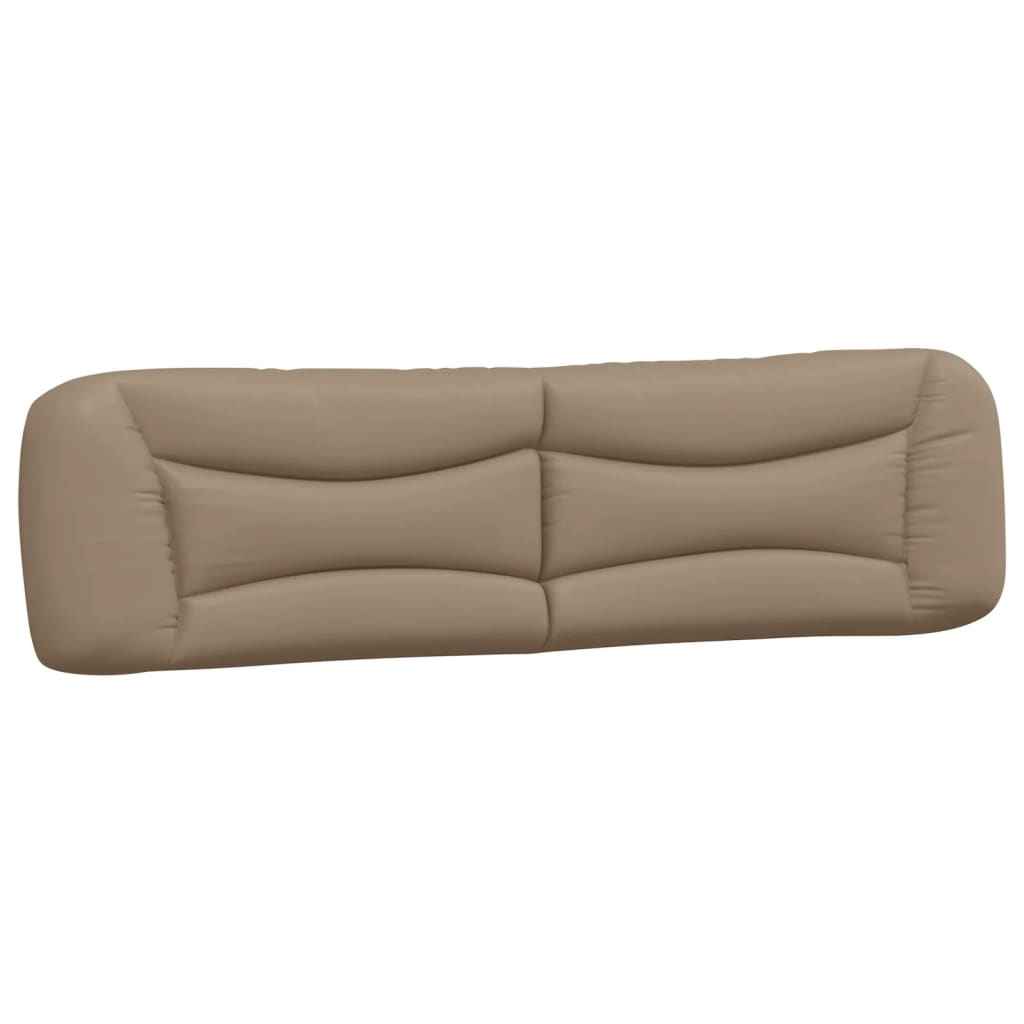 Bedframe zonder matras "Hvar" kunstleer cappuccinokleurig 200x200 cm