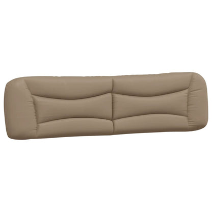 Bedframe zonder matras "Hvar" kunstleer cappuccinokleurig 200x200 cm