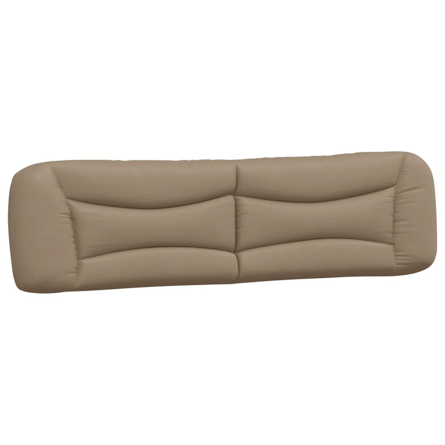 Bedframe zonder matras "Hvar" kunstleer cappuccinokleurig 200x200 cm