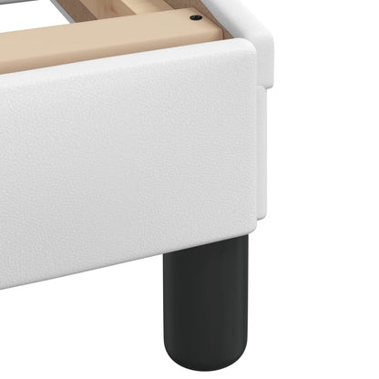 Bedframe zonder matras "Hvar" kunstleer wit 100x203 cm