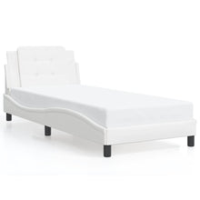 Bedframe zonder matras "Zadar" kunstleer wit 100x203 cm