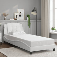 Bedframe zonder matras "Zadar" kunstleer wit 100x203 cm