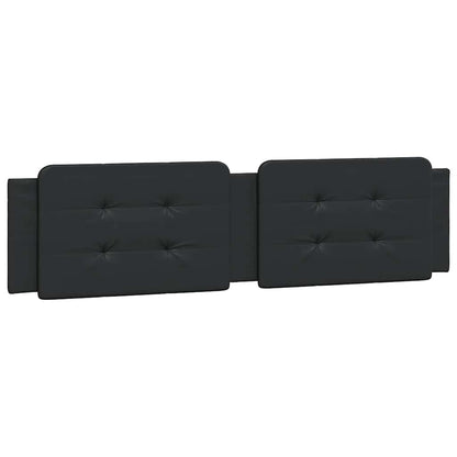 Bedframe zonder matras "Zadar" kunstleer zwart 193x203 cm