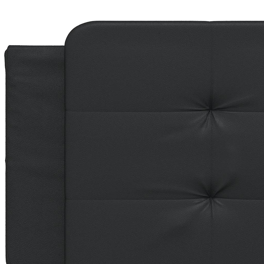 Bedframe zonder matras "Zadar" kunstleer zwart 193x203 cm