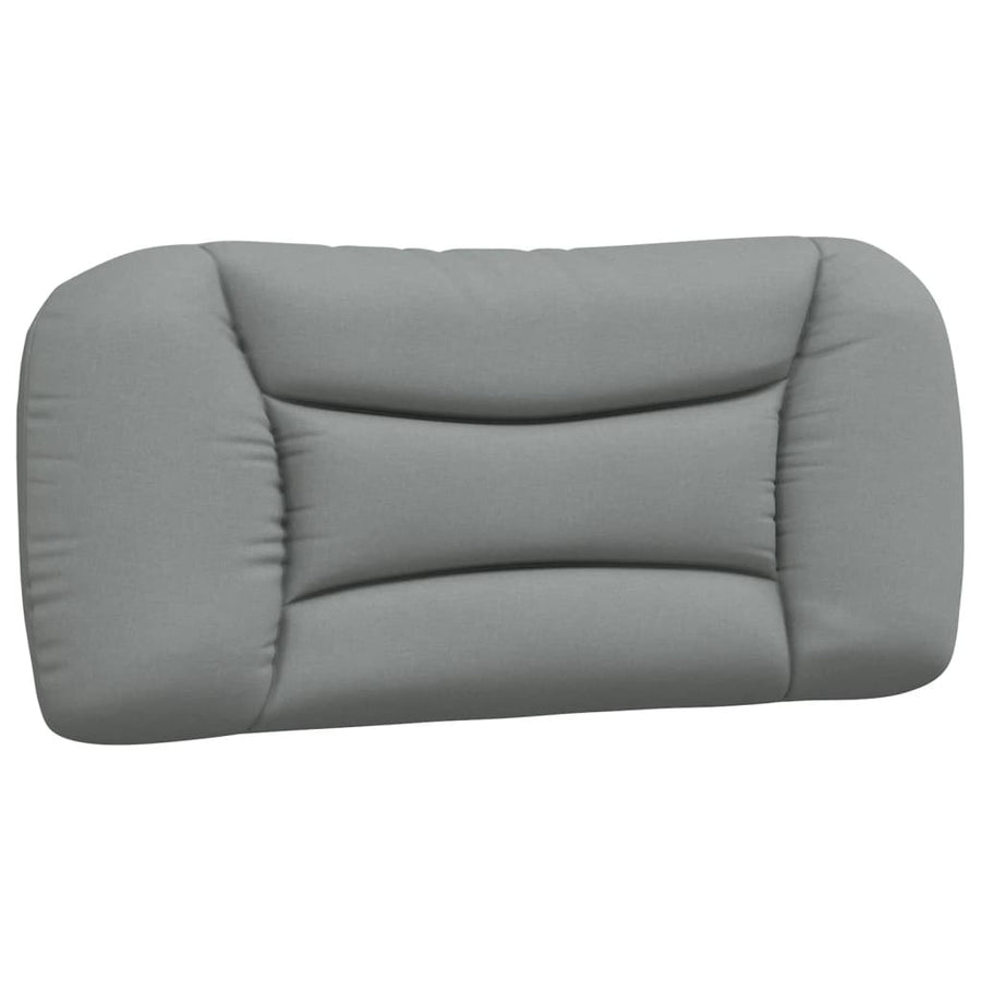 Bed met matras stof lichtgrijs 80x200 cm