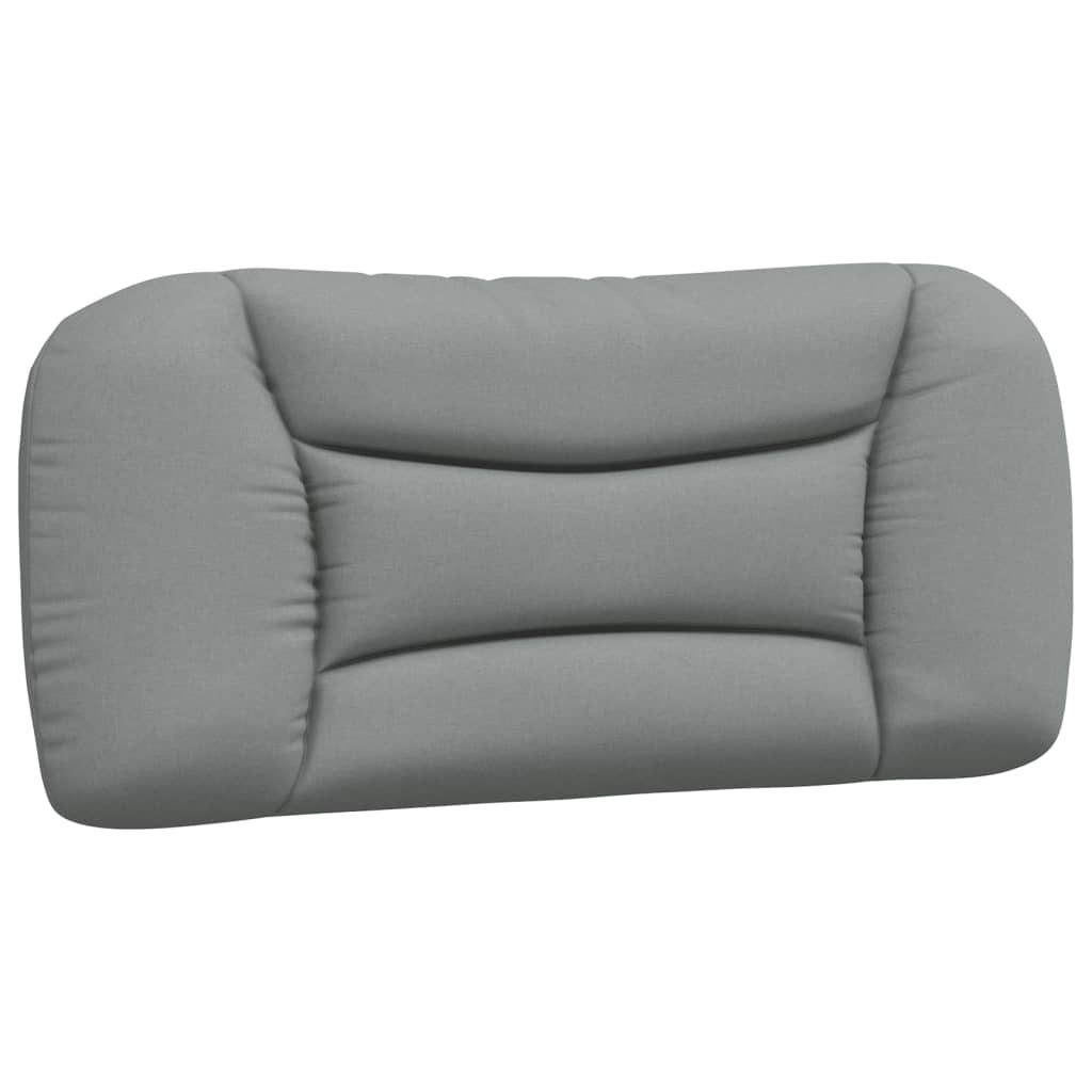 Bed met matras stof lichtgrijs 90x190 cm