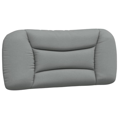 Bed met matras stof lichtgrijs 90x190 cm