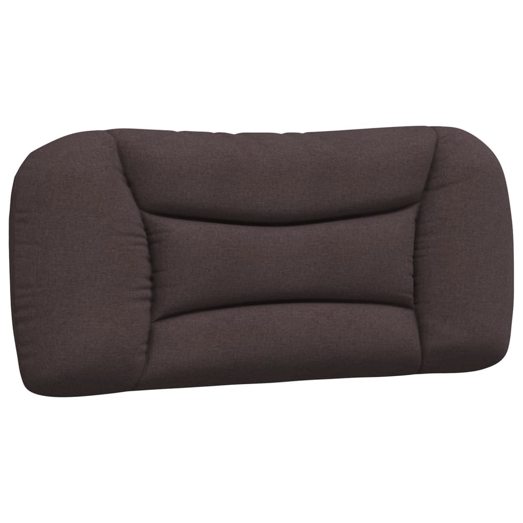 Bed Met Matras Stof 90 x 190 cm Donkerbruin