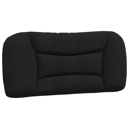 Bed met matras stof zwart 90x200 cm