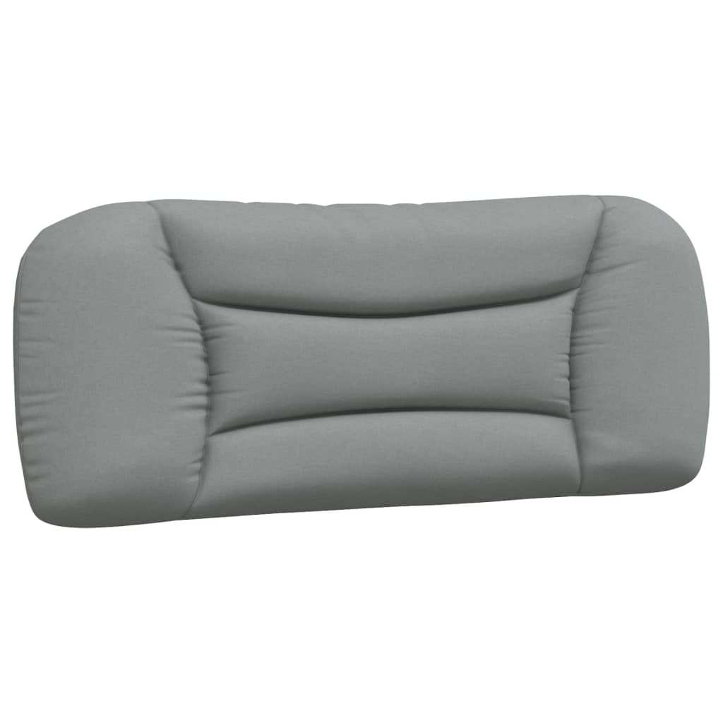 Bed met matras stof lichtgrijs 100x200 cm