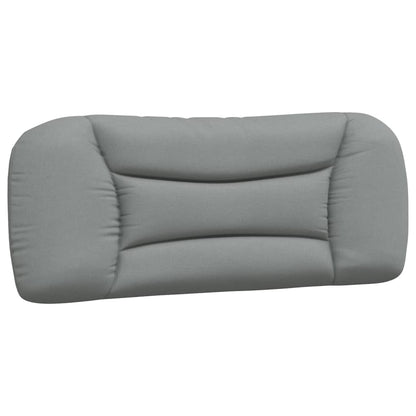 Bed met matras stof lichtgrijs 100x200 cm