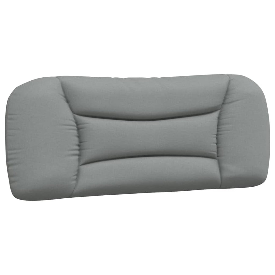 Bed met matras stof lichtgrijs 100x200 cm