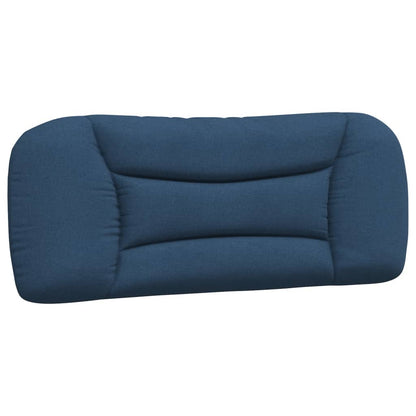 Bed met matras stof blauw 100x200 cm