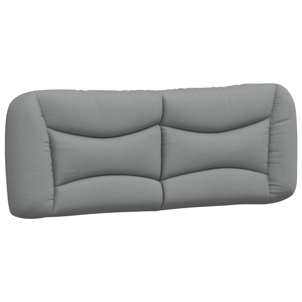 Bed met matras stof lichtgrijs 120x200 cm