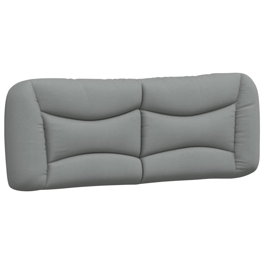Bed met matras stof lichtgrijs 120x200 cm