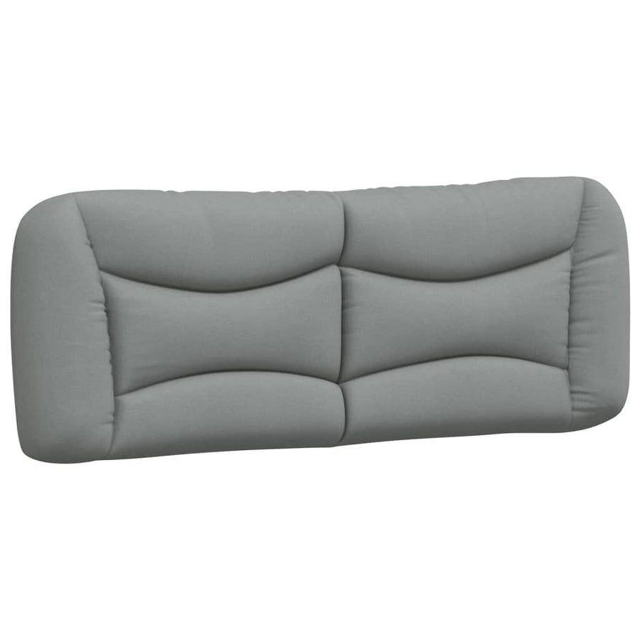 Bed met matras stof lichtgrijs 140x200 cm