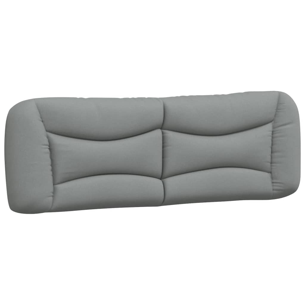 Bed met matras stof lichtgrijs 160x200 cm