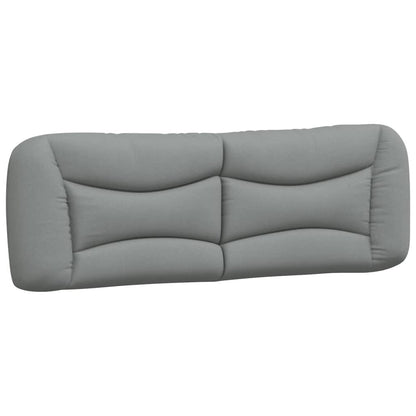 Bed met matras stof lichtgrijs 160x200 cm