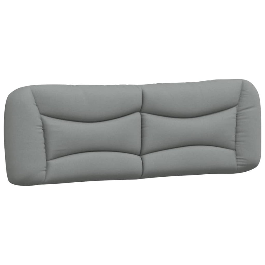 Bed met matras stof lichtgrijs 160x200 cm